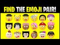 FIND THE EMOJI PAIR! P15044 Find the Difference Spot the Difference Emoji Puzzles PLP