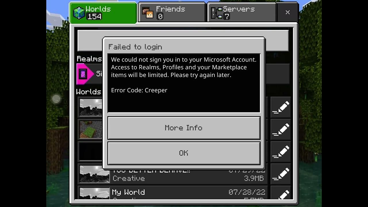 Error codeCreeper? YouTube