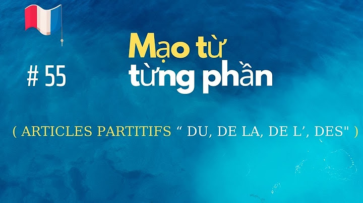 Sau mạo từ là từ loại gì năm 2024