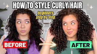 StepbyStep Curly Hair Styling Routine | A Beginners Guide