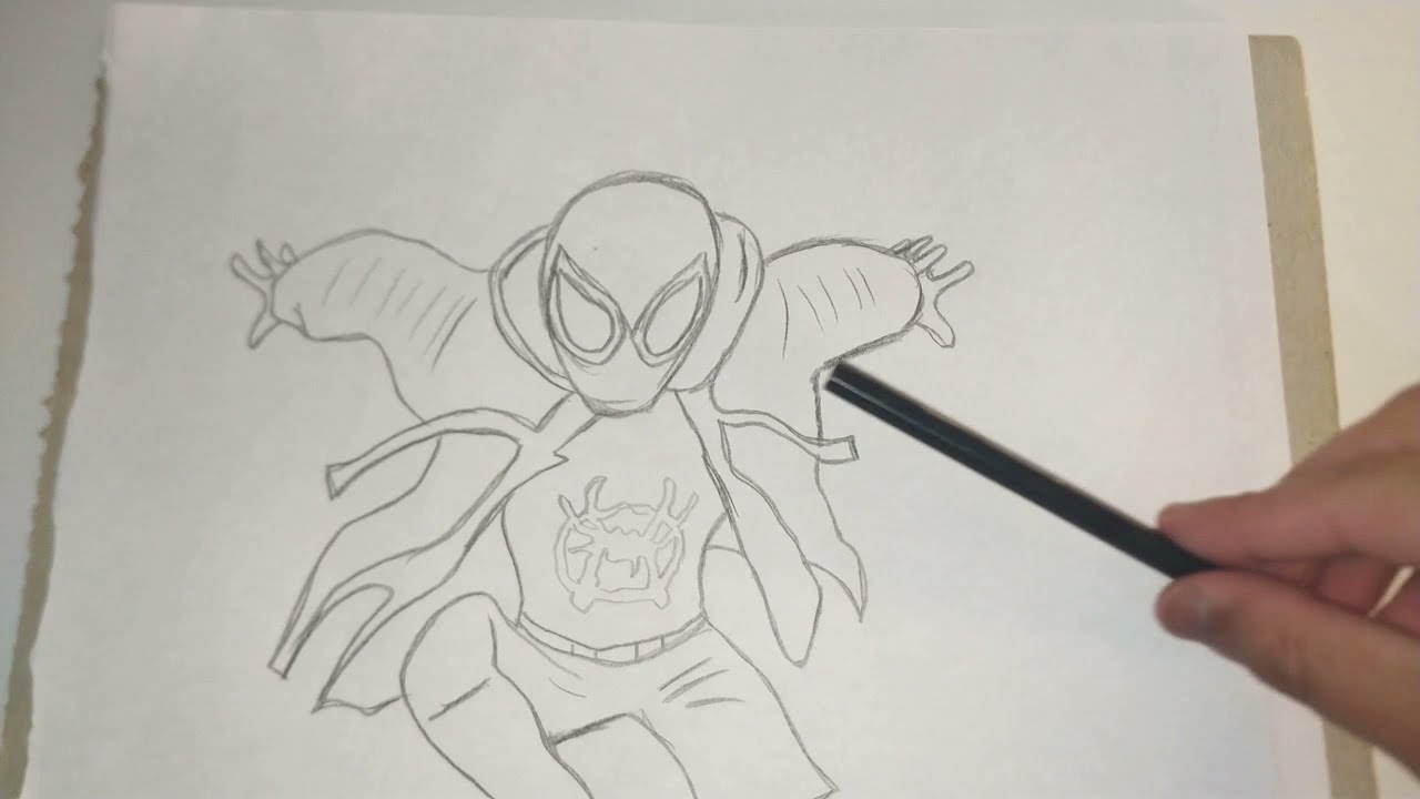 Como Dibujar a SPIDERMAN MILES MORALES!! - YouTube