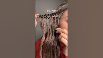 Braid hack✨#goesviral #trendingshorts #shorts #hair #hairstyle #ashortaday #trending #ytshorts #yt