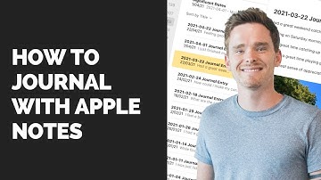 How to Journal with Apple Notes