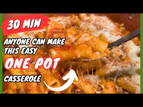 Delicious Twist on Chicken Parmesan Casserole | 30 Min One-Pot