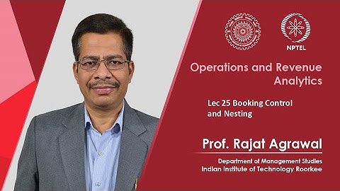 Lecture 25 - Booking Control and Nesting