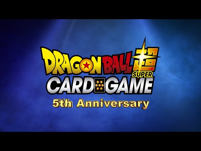 Dragon Ball Super Card Game 5th Anniversary Special Products Trailer