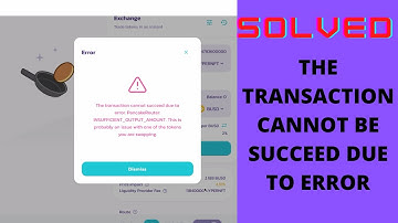 (SOLVED) The transaction cannot succeed due to error: PancakeRouter  INSUFFICIENT_OUTPUT_AMOUNT 2023