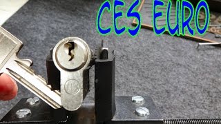 (1075) CES Euro Cylinder Picked Open
