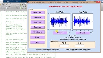 Audio Steganography Using Matlab Source Code
