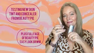 New Beauty Pie Skin Tint & Concealer wear test and tutorial for a full face of Beauty Pie