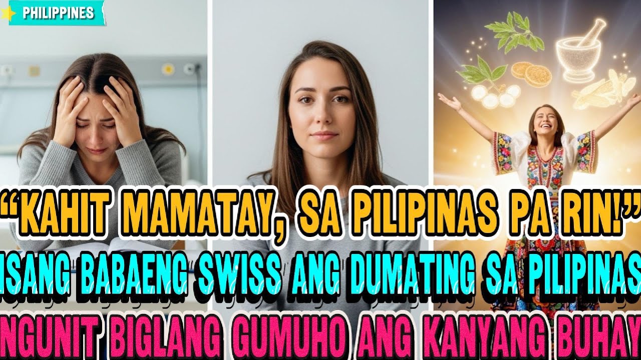 “Kahit mamatay, sa Pilipinas!” Dumating ang babaeng Swiss—pagdating pa lang, bumagsak na