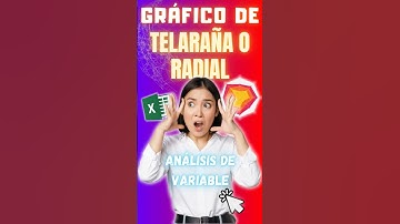 📊🔄 Explora la dimensión de las variables evaluadas con un gráfico radial en Excel 🖱️✨ #exceltips