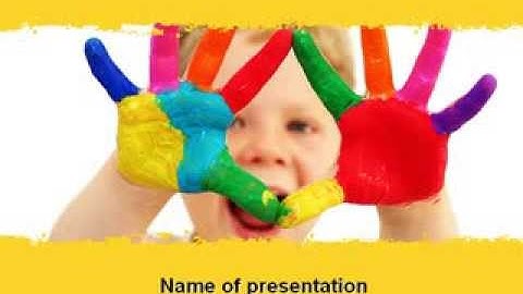 Colored Lines PowerPoint Template by PoweredTemplate.com