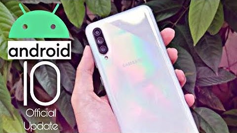 Samsung Galaxy A70s Official Android 10 Update