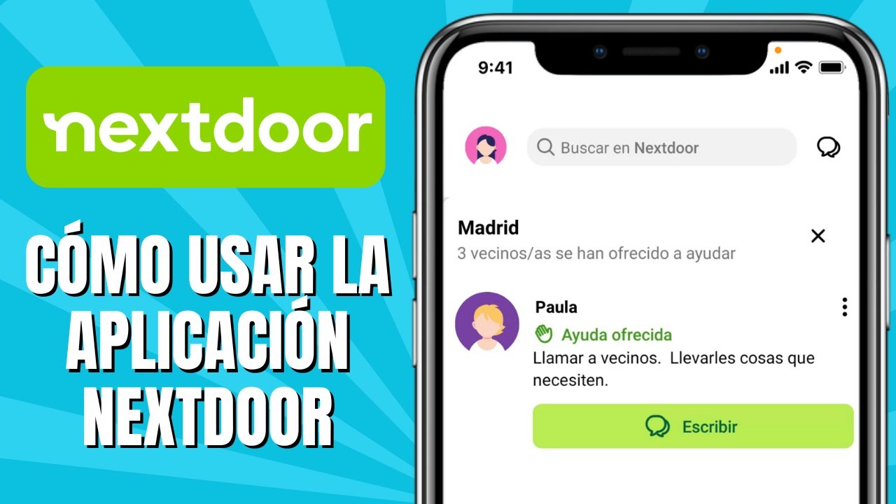 Cómo USAR La Aplicación NEXTDOOR
