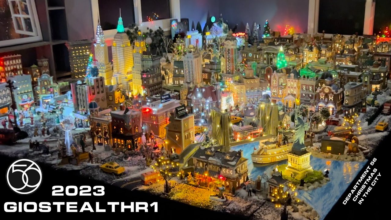 Department 56 Christmas in the city 2023 NEW Air Brite lighting