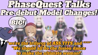 PhaseQuest Talks Model changes/Revisions Marimari ClioAite Sleepy #vtuberclip #vtuberclips #vtuberen