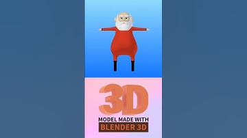 Santa Claus model made in Blender 3D :)