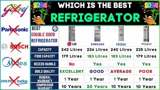 Best Refrigerator 2024🔥LG vs Samsung vs Whirlpool Refrigerator🔥Top Refrigerator in India | Tamil