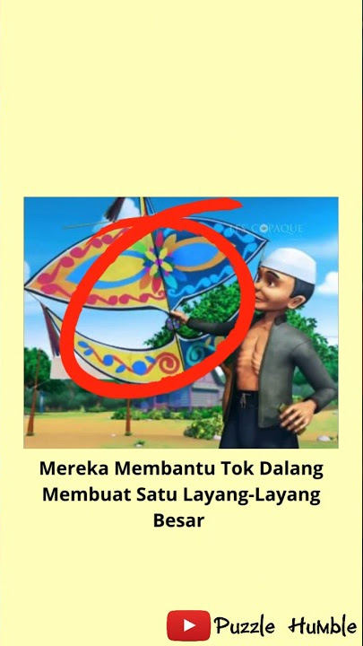 Apa Nama Layang Layang yang Dibuat Upin Ipin dan Tok Dalang #shorts #upinipin #mainananak