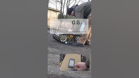 Power test with a tracked vehicle