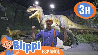 Blippi aprende sobre dinosaurios | Blippi Español | Videos educativos para niños | Aprende y Juega