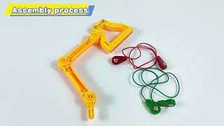 The universal adjustable lamp is connected in parallel with various electrical appliances#toys