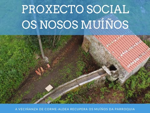 A veciñanza de Corme restaura, cos seus propios medios, os muíños da parroquia