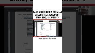 Bard a Bing Bard a Boom: An Accounting Showdown - Bard, Bing, & ChatGPT-4