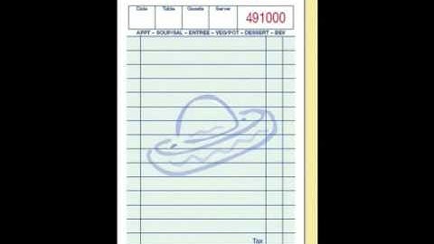 Restaurant Guest Checks from GuestChecks.us
