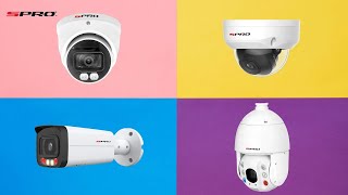 SPRO CCTV - Choosing the Right CCTV Camera - Turret, Dome, Bullet & PTZ Explained