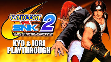 Capcom vs. SNK 2: Kyo & Iori -Ratio Match- Playthrough (1080P/60FPS)