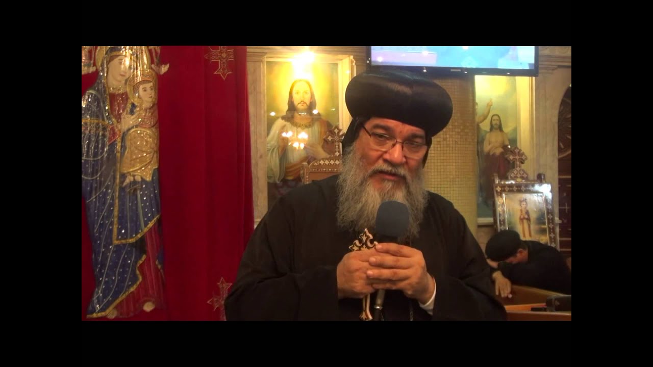 عظة الرهبة والسياحة لنيافة الانبا مكاريوس الاسقف العام