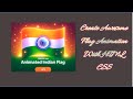 Animated Indian Flag with Republic Day Greeting Using HTML &amp; CSS