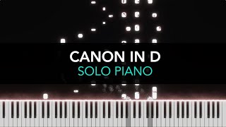 CANON IN D - Solo Piano