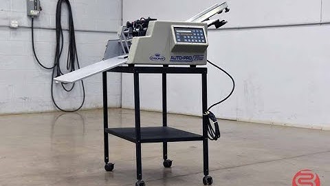 Count Auto-Pro AP-2 Numbering Machine w/ Two Numbering Heads