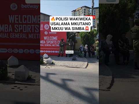 POLISI WAKIWEKA USALAMA MKUTANO MKUU WA SIMBA Shorts