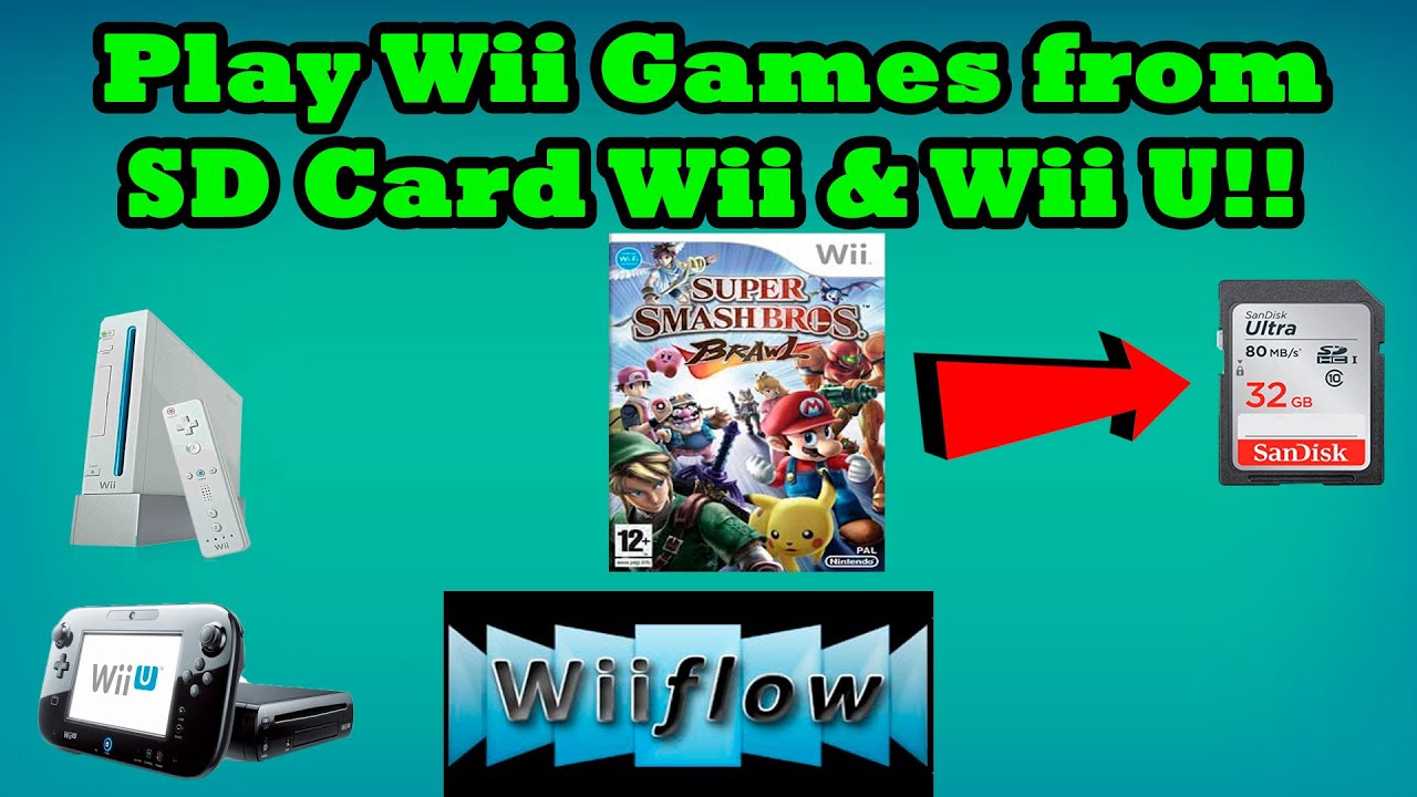 How to Play Downloaded Wii Games from SD Card Wii  Wiiu WiiFlow Tutorial 2023