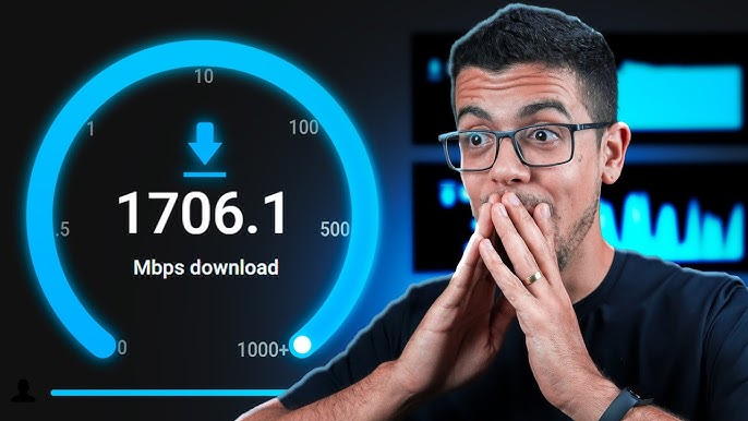 Velocímetro Speedtest, Teste de Velocidade da Internet