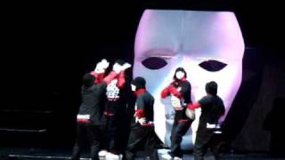 Jabbawockeez "Single Ladies" opening for New Kids On The Block in Tulsa