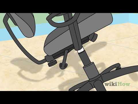 Video: How to Fix a Slumping Office Chair: 11 Steps