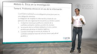 Problemas éticos en el uso de la información |  | UPV