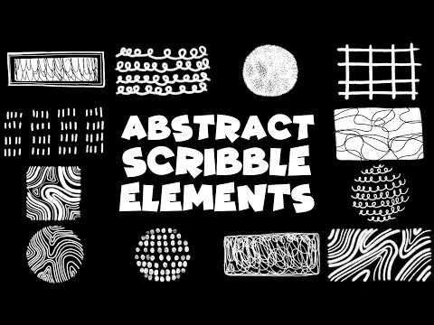 Brush Abstract Scribble Elements - Free Overlay effects (Ae, Pr, Dr, FCPX)