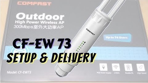 CF EW73 Wifi Vendo Setup and Delivery at Ronald Emutan Residence