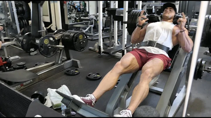 Lars Pedersen - Golds Gym Venice, leg day highlights