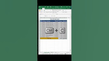 Copy giữ nguyên định dạng từ Excel sang Word #excel #word #tinhoc #thuthuat #exceltips #xuhuong