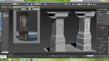 Tutorial on Modeling a pillar in 3dsmax.