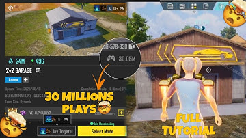 2v2 GARAGE full Detailed Tutorial| Wow Map | MEERJod | PUBG MOBILE 