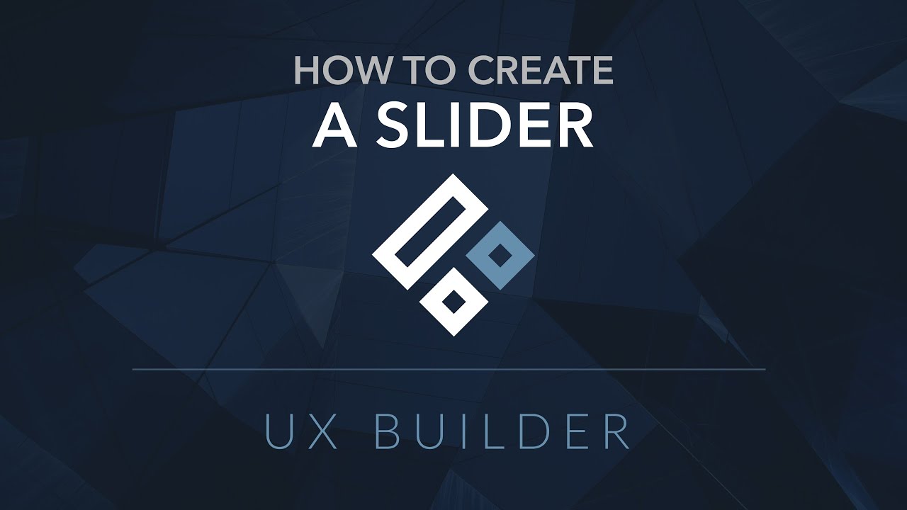 How to create a Slider - YouTube
