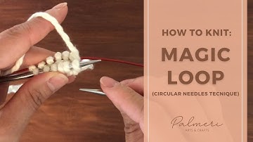 How to knit Magic Loop in Continental - Easy tutorial for beginners starting from Cast On